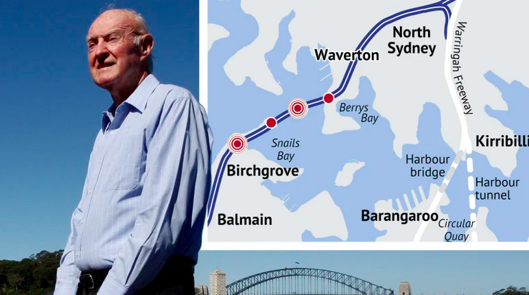 Image result for Bill Ryall Western Harbour Tunnell